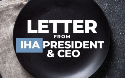 Letter from IHA President & CEO