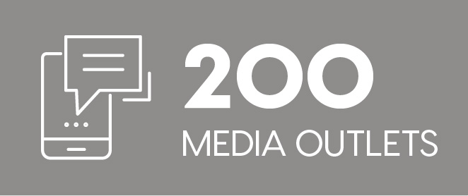 200+ Media Outlets